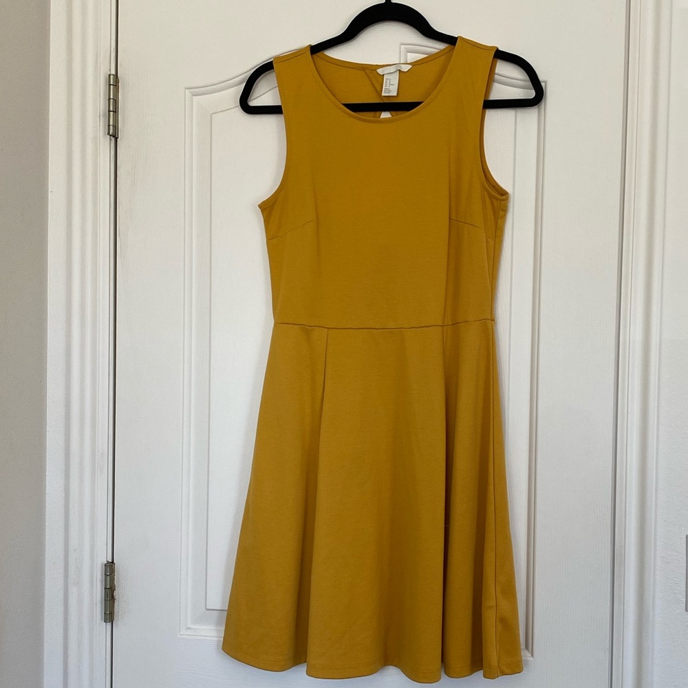 Mustard yellow dress